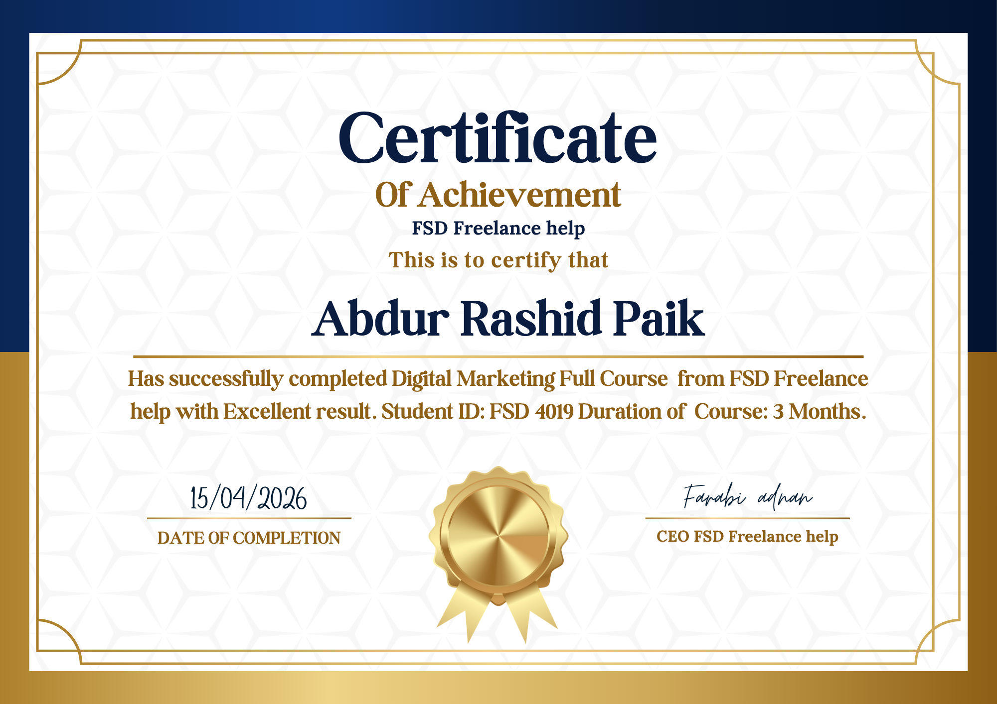 Digital Marketing Full Course Certificate - FSD Freelance Help
